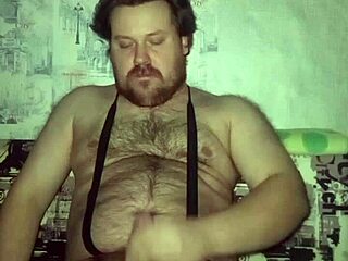 Russian Man Enjoys Private Moment