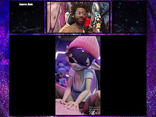 Marie and Callie ride creamy cock in wild anime action