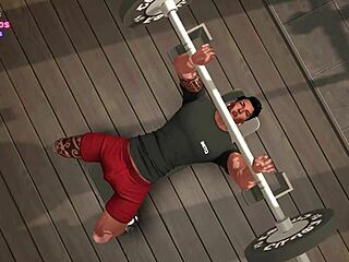 Keiko K rubs one out after gym. Raila Rains joins for more action.