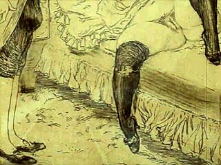 Vintage Erotic Drawings Showcase Retro Anime Style