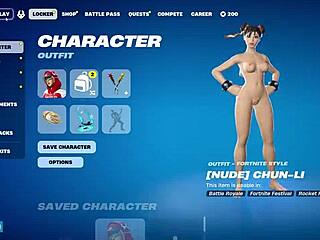 巨乳のChun-Liがアクション中の3Dポルノゲーム