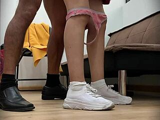 Nataly Mexicana Nympho Unaware I’m Recording Her Bent Over