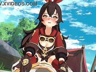 Outride Her - Genshin Impact Amber and Aether in Wild Animation