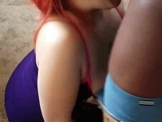 hot wife enjoys subtle throat attention from another man.