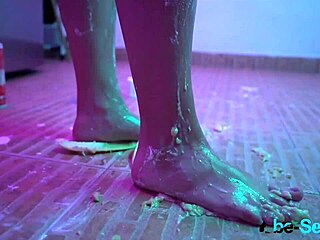 Besecret Plays with Cake After Sexual Action