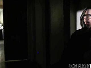 extreme teen gets facial after sucking