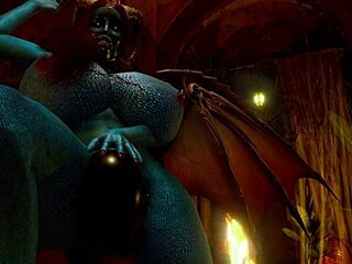 Dangerous pact with a monster in wild 3D hentai action, can't believe this happened! 😱