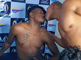 CELEBRATING HALLOWEEN WITH BRAZILIAN GAY ORGY!!