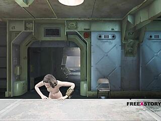 Fallout 4 Gay Sex Scene With Blowjob And Nude Girl In 3D Porn