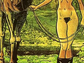 Hey, remember those old-school hairy cartoons? This vintage animation brings back wild retro vibes!