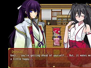 Battle shrine maiden Honoka begins her bound journey in part 1