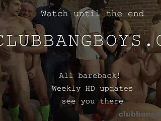 يقول، هذا أكبر حفلة جنسية مثلية، مع مص قضيب بدون واقي وآباء مربوطين في كل مكان.