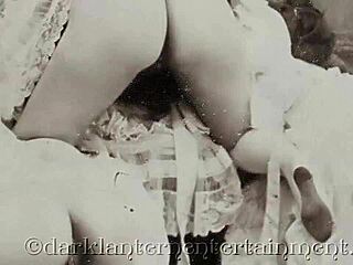 Intriguing Retro Lesbian Confessions from Victorian Era with Hairy Twists