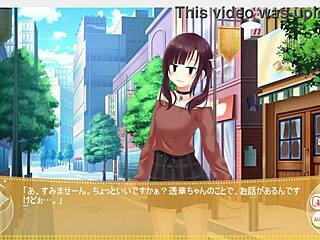 Magical Exhibitionist Girl Christhea Flashes In This Anime Game, Part 5 Of Her Humiliating Adventures.