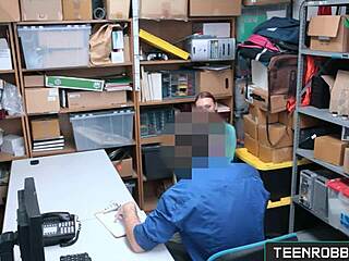 hottie redhead thief caught and punished hard by teenrobbers com