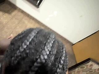 I convinced my gay friend to suck my fat dick, then she called her girlfriend to watch.