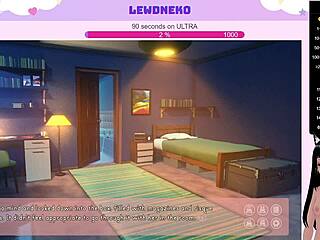 Vtuber Lewdneko plays naughty in Order Us game