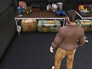 cristina seduced by two mechanics in the workshop