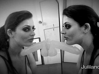 Sophie Dee Deepthroats Dildo