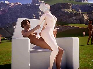 Max dominates sexbot with intense pussy fucking