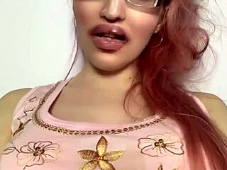 Goddess in glasses gives jerk off instructions for financial domination