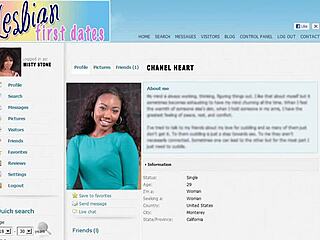 Ebony lesbian date turns steamy fast