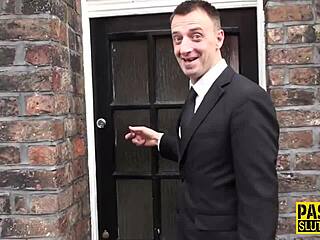 Yo, Watch This Real Blonde Sub Get Plowed Hard! 😍