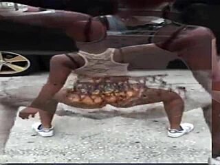 Big Booty Girls Clap and Grab Asses in Hidden Fun