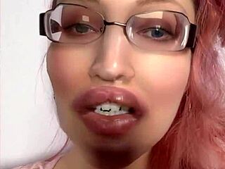 Goddess in glasses gives jerk off instructions for financial domination