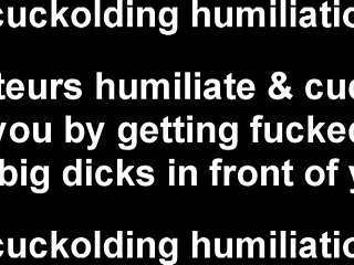 Slave Craves Big Black Cock Humiliation