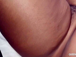 He's always excited to see my wet ebony pussy