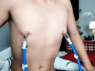 Ever tried a nipple sucker for wild solo fun?