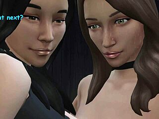 Emotional Encounter With Futanari Roommate In Sims 4 Hentai