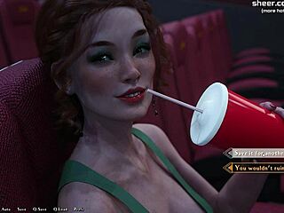 i creampied this young redhead in public