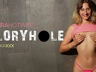 sadira housewife explores gloryhole at erotikaxxx in lux club cachoeirinha rs