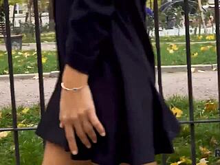 rim4k babe with big tits loves ass licking