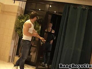 Watch this euro stud suck cock while toying his ass in the orgy?