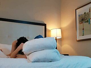 Petite Goth Chick Sucking Cock Deep!