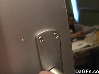 Blonde whore delivers intense blowjob