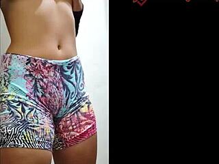 Wet cyclist arrives home with cum-filled pussy