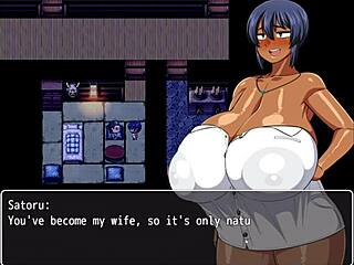 tanned girl natsuki in hentai game ep 39 wife raw mating