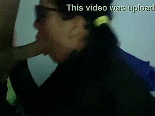 big tits blowjob in lingerie