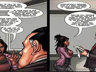 black protester seduced by politician with massive power