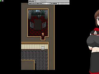 girl flashes shirt in class