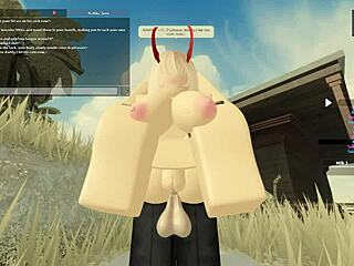 Hej, poglej to ljubko blondinko, ki se trdo upogne