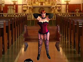 Babička Fanny's luxusný fuck s hardcore cum v misijnom