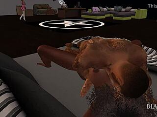 Old Black Magic in Anime Hentai Cartoon