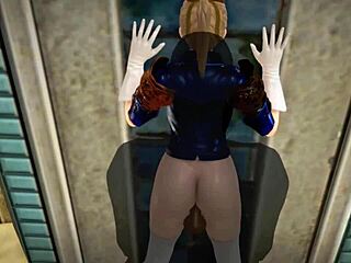 Relaxing with kinky Soul Calibur 3D hentai, the beautiful asian girl masturbates to orgasm.