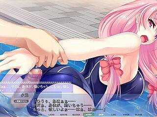 Pounding my anime crush by the poolside