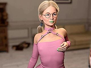 Milf with big ass plays rough with dildo in Shadows ep 7